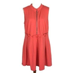 eShakti Sleeveless Dress 2X 22W Front Zip Stretch